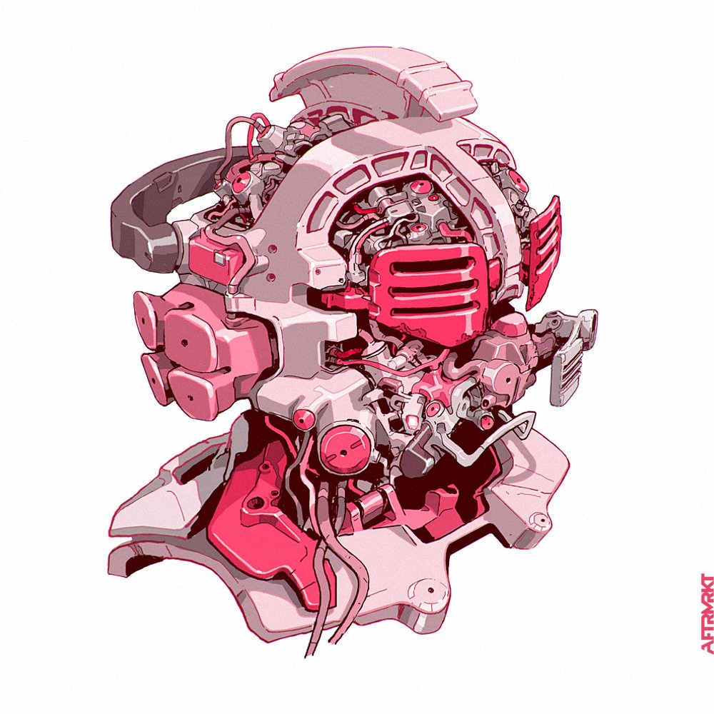 Shades AFTRMRKT Artbook available now aftrmrktstore.com #mech #robots #illustration #lineart #sketch #sketchbook #cyberpunk #conceptart