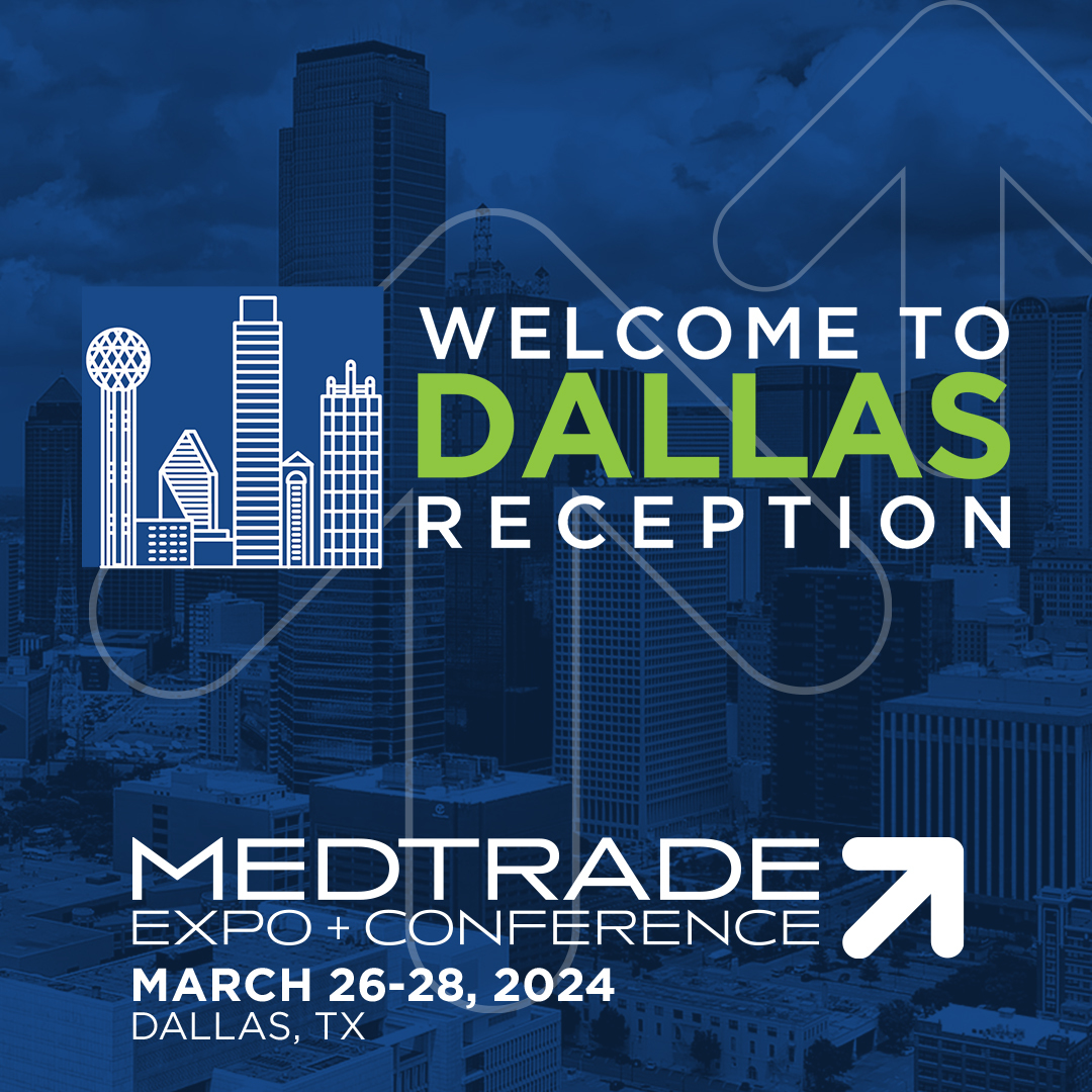We can't wait to welcome y'all to Dallas for #Medtrade2024! After sessions wrap up at 4:00 PM on Wednesday, March 27th, head over to the show floor and celebrate the end of day one of the expo! 🍻🍷 🎉