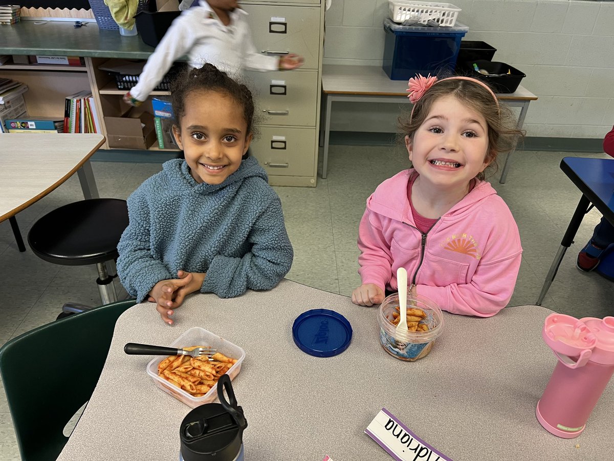 MsMeganMcCann's tweet photo. Celebrating #FamilyDay with a pasta lunch @stpetersaints https://t.co/8MXd7cX8LO