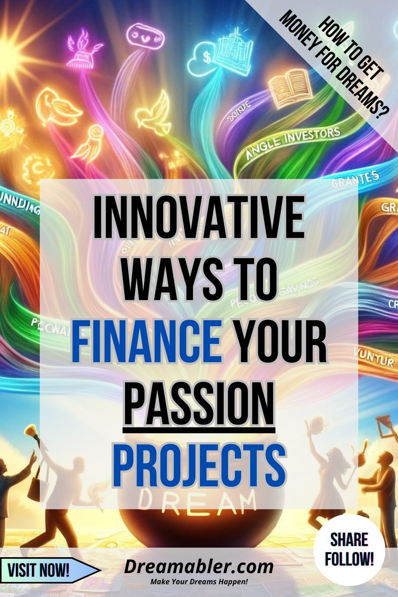 dreamabler.com/innovative-fun… #InnovativeFinancing #PassionProjects #CreativeFunding #CrowdfundingSuccess #AngelInvestors #Microloans #GrantOpportunities #Bootstrapping #FinancialFreedom #Entrepreneurship #ArtFunding #TechStartups #InvestInYourDreams #SideHustleFunds