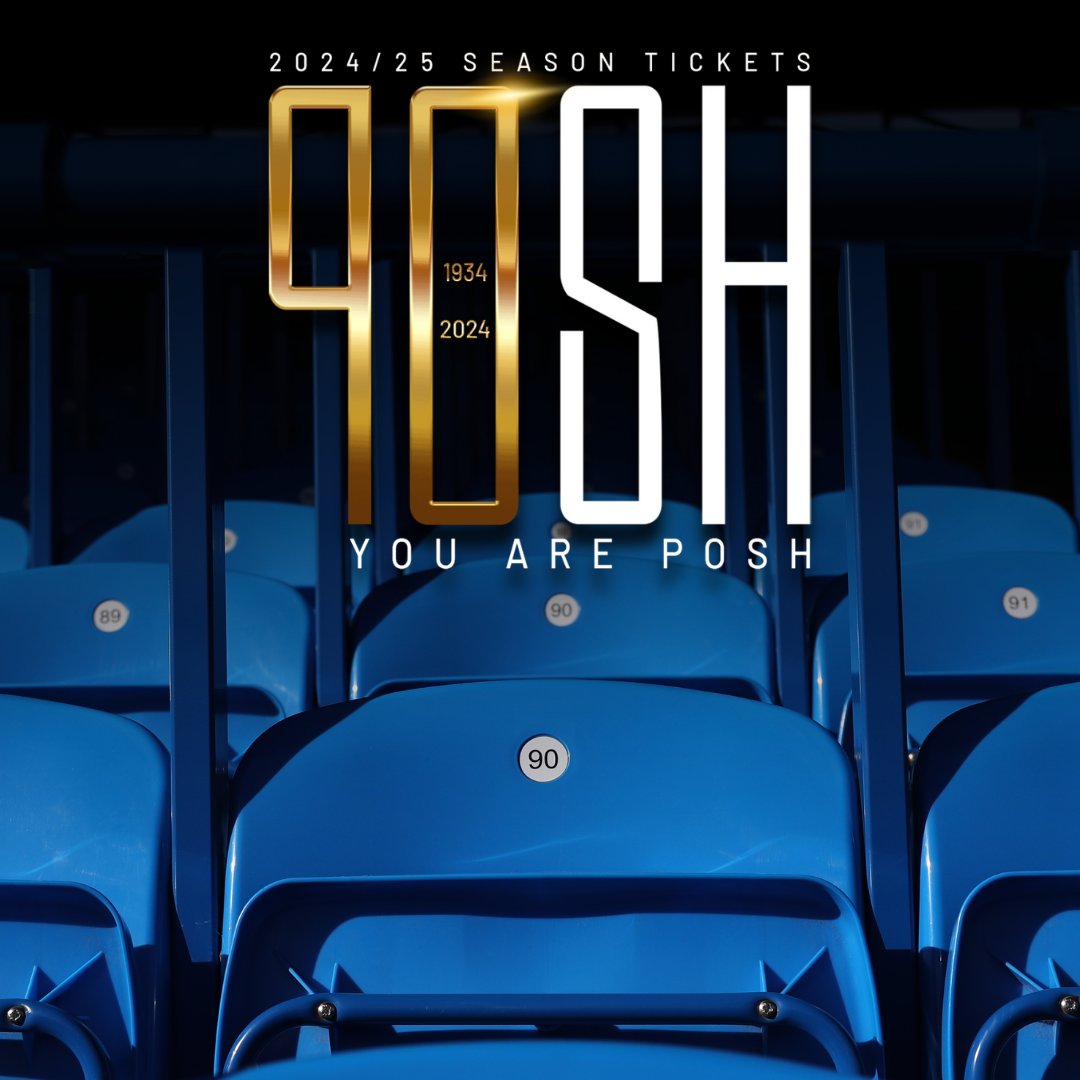 theposh's tweet photo. Full season ticket information, including renewals, for the 2024-25 campaign have been released ⬇️
𝗬𝗢𝗨 𝗔𝗥𝗘 𝗣𝗢𝗦𝗛!
#pufc #YouArePosh