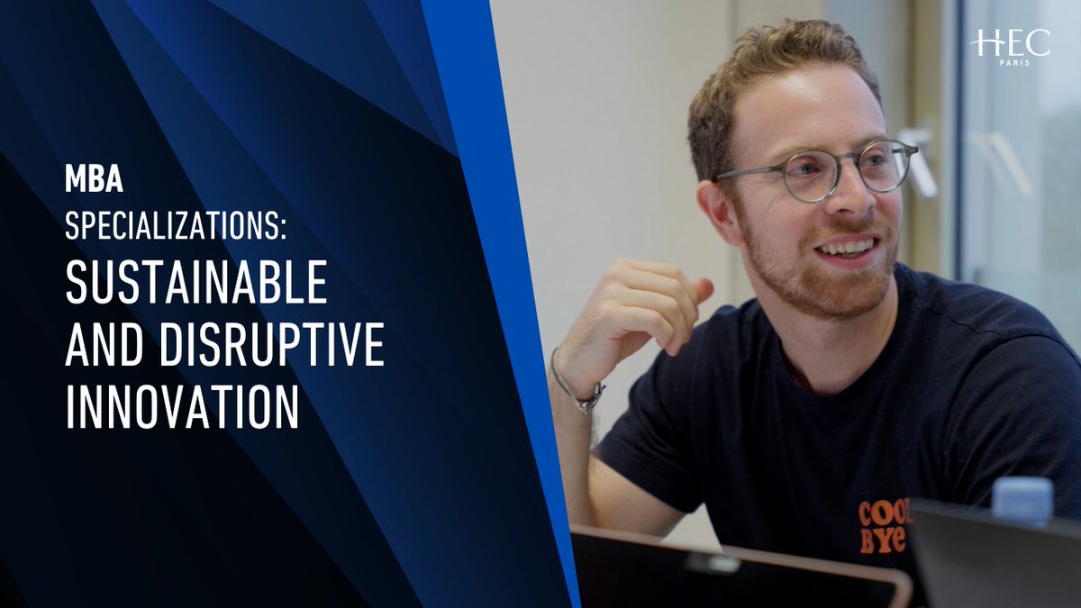 The Sustainable &amp; Disruptive Innovation Specialization offers a framework for analyzing and transforming the way business and industry currently operate. 

With 7 Specializations to choose from, participants can tailor their MBA experience at HEC Paris.

tinyurl.com/bdecafbt