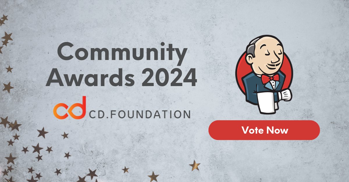 The Jenkins project is fortunate to have many contributors helping to make Jenkins better 🫶. All nominees are winners to us! 💫 Cast your vote for your favorite contributor at forms.gle/inpeBBQTVfNskn…. Deadline to vote is 22 March.