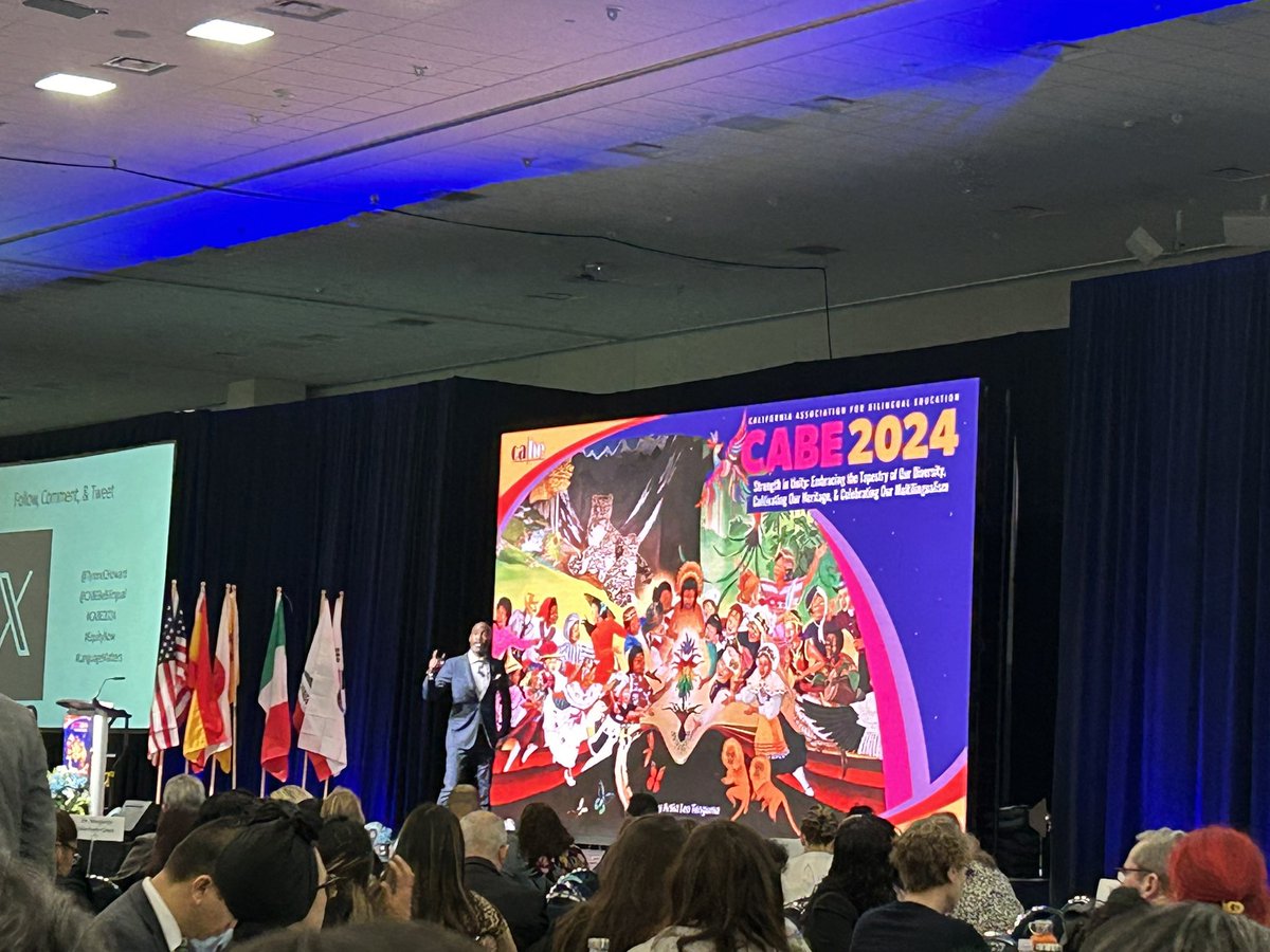 Showing up for our children matters…our work matters! #CABE2024 #EquityNow #LanguageMatters <a href="/TyroneCHoward/">Tyrone Howard</a> <a href="/CABEBEBILINGUAL/">CABE</a>
