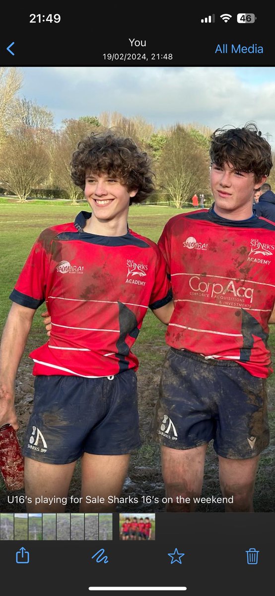MTS_Sport's tweet photo. Well done to Y11 Asger A (L) who represented @SaleSharksAcad last Sunday in their game against Yorkshire 👏🏽 

Another player in the pathway, whilst excelling here at MTS!

🟨⬛️🏉 

@MerchantsCrosby @Waterloo1st https://t.co/r6gyLnDIXi