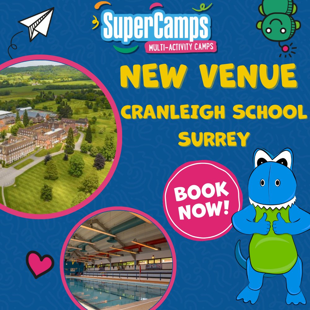🌟 Exciting News Alert! 🌟

Looking for the ultimate holiday experience for your kids? Look no further! SuperCamps has landed at Cranleigh School, Surrey! 🏫✨

Facilities including a spacious sports hall, classrooms, and an on-site swimming pool🏊‍♂️

#surreyholidaycamp #SuperCamps