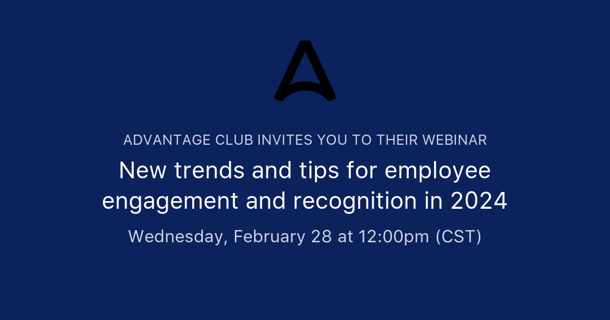 SalesGigger's tweet image. SalesGig will be joining Advantage Club, Louisa Cartwright from JobGet, and Randy Stoval from Comfort Systems USA to discuss employee engagement and recognition. We’d love to have your join us for this free webinar. Register at zurl.co/ePc7