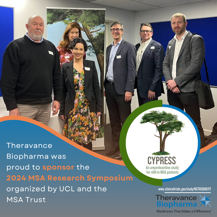 TY @UCIoN & @MSATrust for hosting the #MSAResearchSymposium Reflecting on his attendance TBPH CEO Rick Winningham shared “Excitement around CYPRESS is undeniable…We’ll continue to move forward in our pursuit of delivering a potential life-altering therapy to MSA patients w/ nOH”