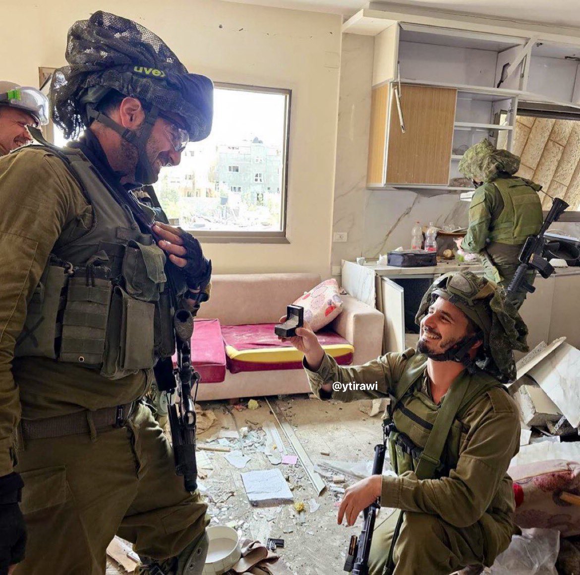 Younis Tirawi | ูููุณ on X: "Gaza city | Israeli military on Tiktok in Gaza https://t.co/SRMhaMoKVt" / X