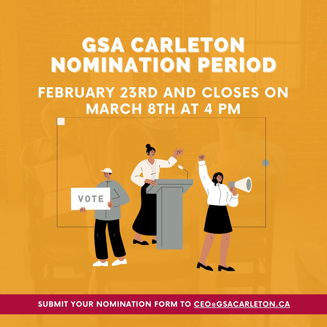 GSA Carleton tweet media