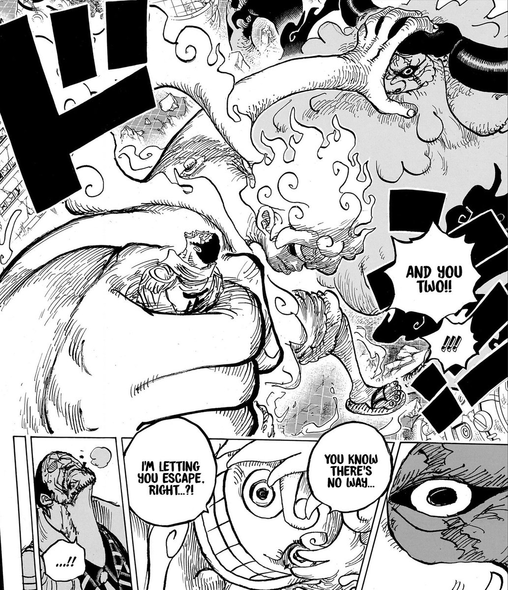 freckleslol's tweet photo. Energia de Yonko 100% en este panel del #ONEPIECE1108  , si la gente dudaba si Luffy merecia ese titulo aca deja claro que lo merece https://t.co/3kJrDS3svq