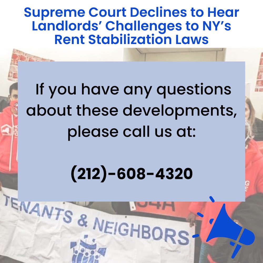 Huge win for tenants’ rights! However, the fight isn’t over—stay tuned for more updates and events.