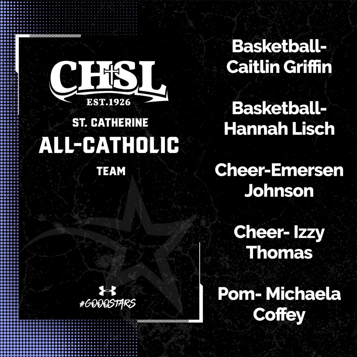 Congratulations to our CHSL All Catholic Winners!