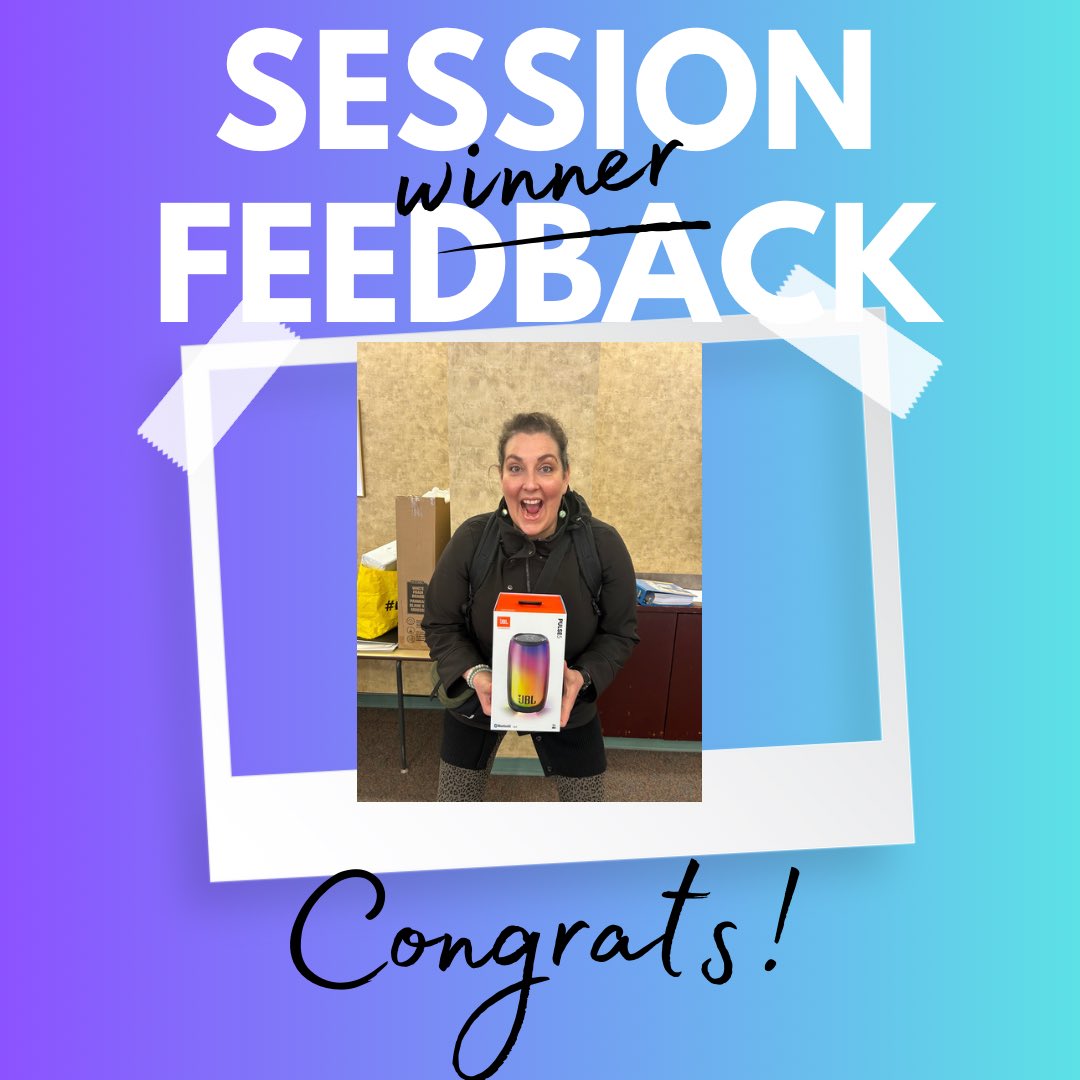 Thursday’s Session Feedback winner is… Carla Ferrari🎉 Make sure to fill out your feedback forms to win great prizes! #SWATCA2024 #uleth