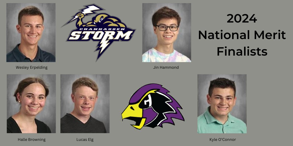 Congratulations to Chanhassen and Chaska High School National Merit Scholar finalists! We are so proud of your hard work and accomplishments!