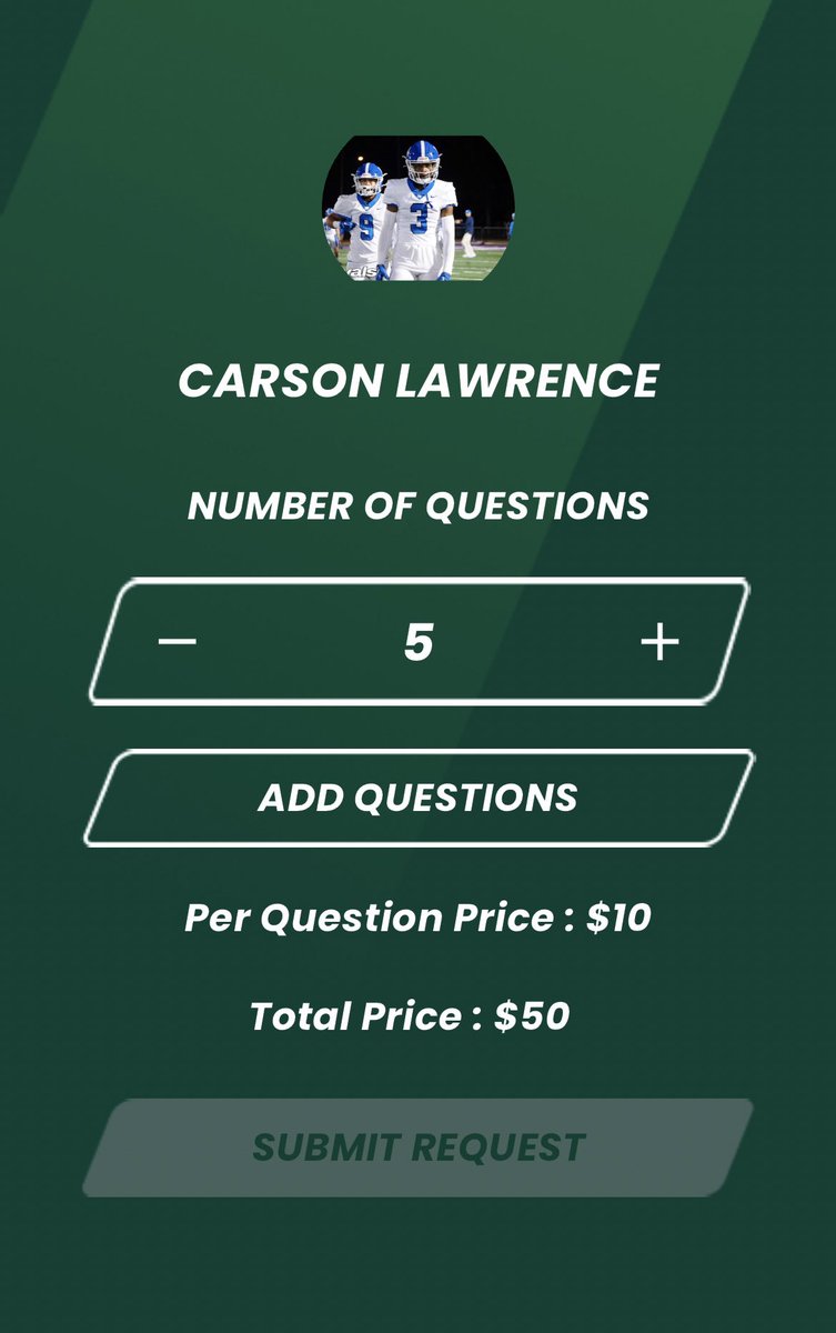 NEW #NIL FEATURE

With <a href="/TheNaritiv/">TheNaritiv</a>, athletes can charge per-question fees to recruiters and the media. 

Take control of your narrative!