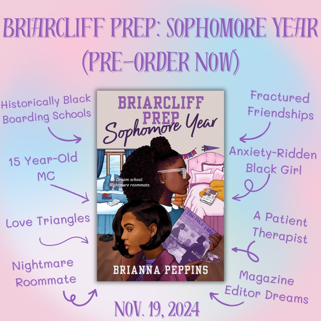 💜🐆💛Pre-Orders for Briarcliff Prep: Sophomore Year are now available! 💜🐆💛Also we have an official release date~November 19, 2024! linktr.ee/BriannaPeppins #briarcliffprep #briannapeppins #yabooks #disneybooks #BP2