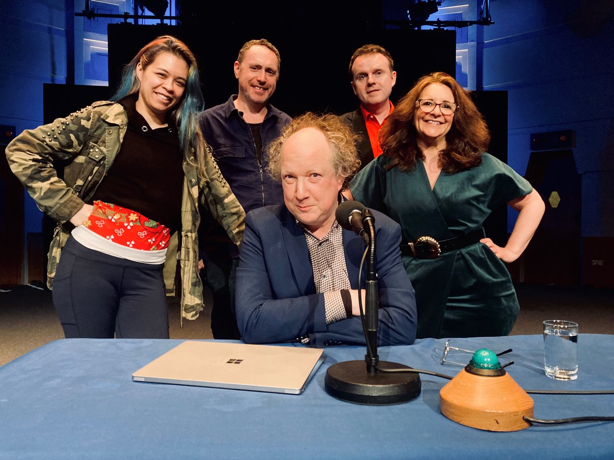 We're on @BBCRadio4 in 30 mins for some more News Quizzing! Feat @ZaltzCricket With @lucyportercomic @rialina_ @andrewdoyle_com & @hugorifkind Written by @ZaltzCricket With additional material from @Cloxdale Viv Umeh and @cody_dahler