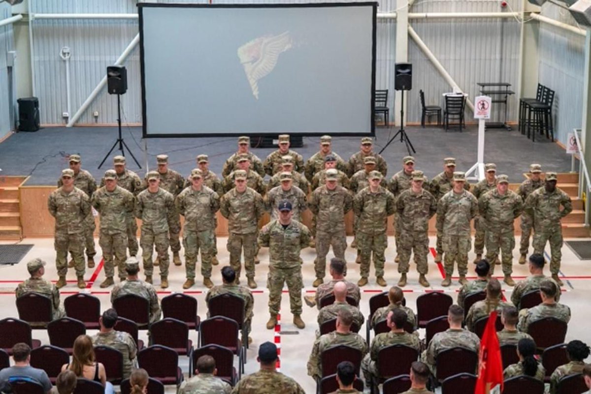 82ndABNDiv's tweet photo. #TaskForce82 Eastern Europe Update:
#combatready “Soldiers attached to #TaskForce82 are participated in the U.S. Army Pathfinder School, facilitated at Mihail Kogălniceanu Air Base, Romania Feb. 12-23. Congrats to our graduates! #teachtesttrust https://t.co/RKNc98DcGM