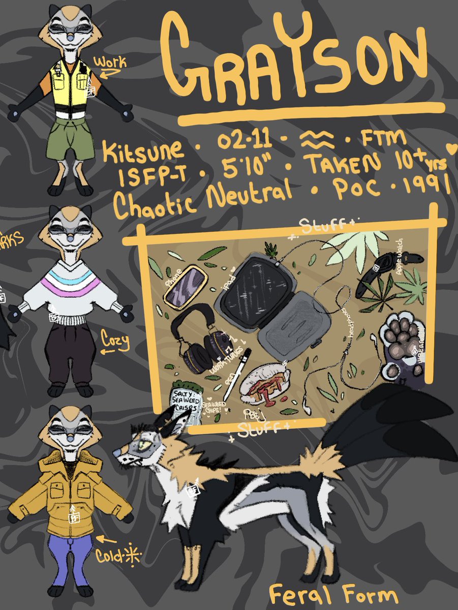 B0GB3AST's tweet photo. 🌱🎋GRAYSON BIRCH🎋🌿
My Link Tree:
https://t.co/iU5n02FORt
My fursona
#hello #furry #referencesheet #refsheet #fursona #art #justart #birchfox #birchf0x https://t.co/NgGwRxhcTV