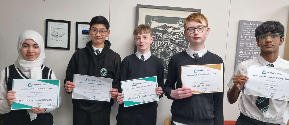 Huge congratulations at all of our students who took part in the Intermediate UKMT Maths Challenge #proudofyou #problemsolving