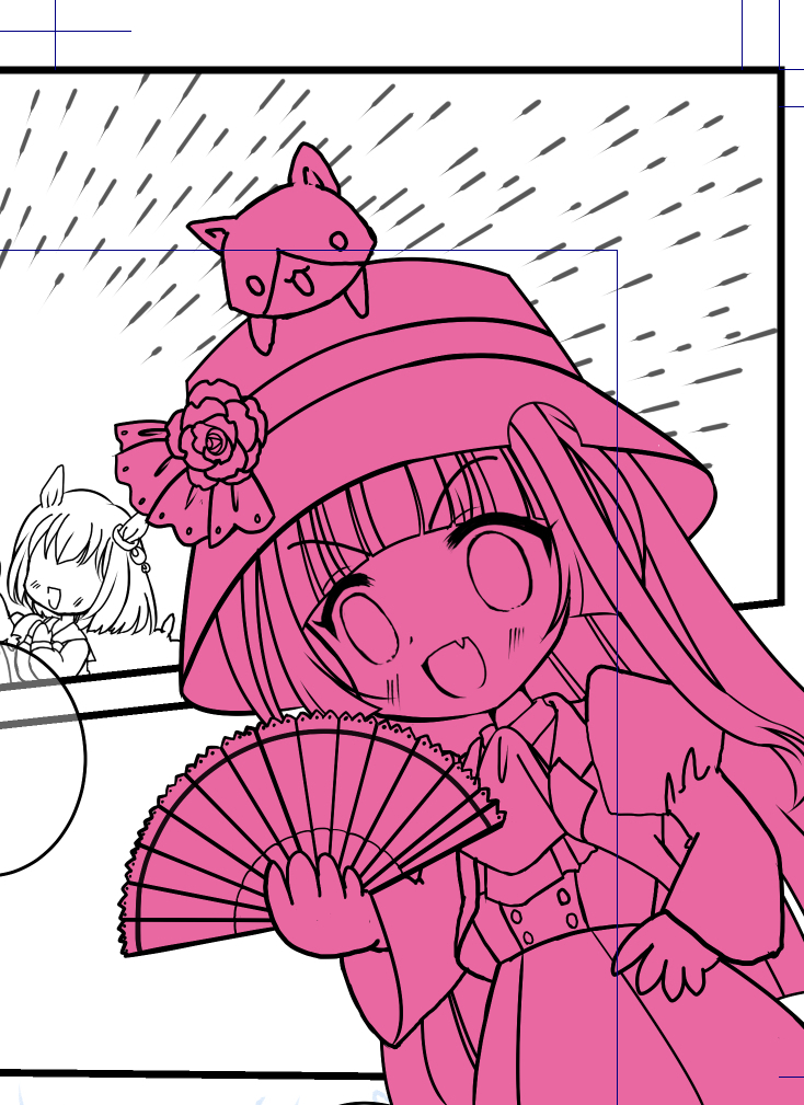 時間かかりすぎ進捗😂
何故か理事長とモブ子w
※タキオンの漫画です 