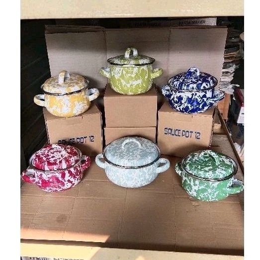 Panci Blirik 12 cm+Tutup enamel shope.ee/1qE0Oaon6O?sha…