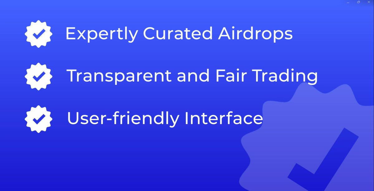 These are the three pillars of <a href="/AirTrade_/">AirTrade</a> 💜:

🟣 Expertly Curated Airdrops
🟣 Transparent and Fair Trading
🟣 User-friendly Interface

At #AirTrade, effortless airdrop trading is our promise.

‼️  Coming soon: Airdrop participation guidelines, directly on the platform.