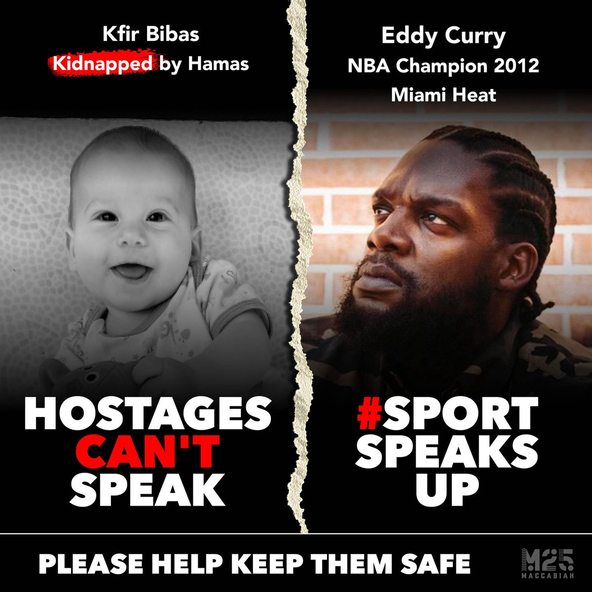 Project Max (@projectmaxclub) on Twitter photo Kfir Bibas is just 1 year old but a 1/3 of his life he spent in captivity in Gaza - Kfir can't speak so #NBA legend <a href="/Eddy_Curry/">Eddy Curry</a> is speaking up for him - don't forget Kfir #BringThemHomeNow #SportsSpeakUp #Maccabi Kfir Bibas is just 1 year old but a 1/3 of his life he spent in captivity in Gaza - Kfir can't speak so #NBA legend <a href="/Eddy_Curry/">Eddy Curry</a> is speaking up for him - don't forget Kfir #BringThemHomeNow #SportsSpeakUp #Maccabi