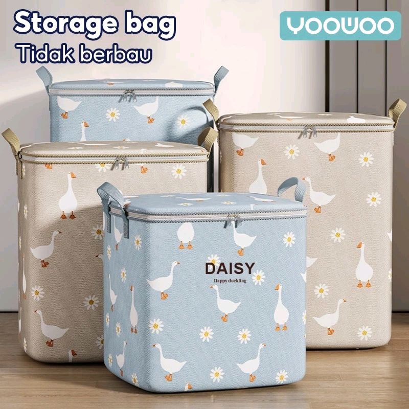 YooWoo Storage box ritsleting / box penyimpanan selimut / box penyimpanan bedcover  shope.ee/4prbyFrKkA?sha…