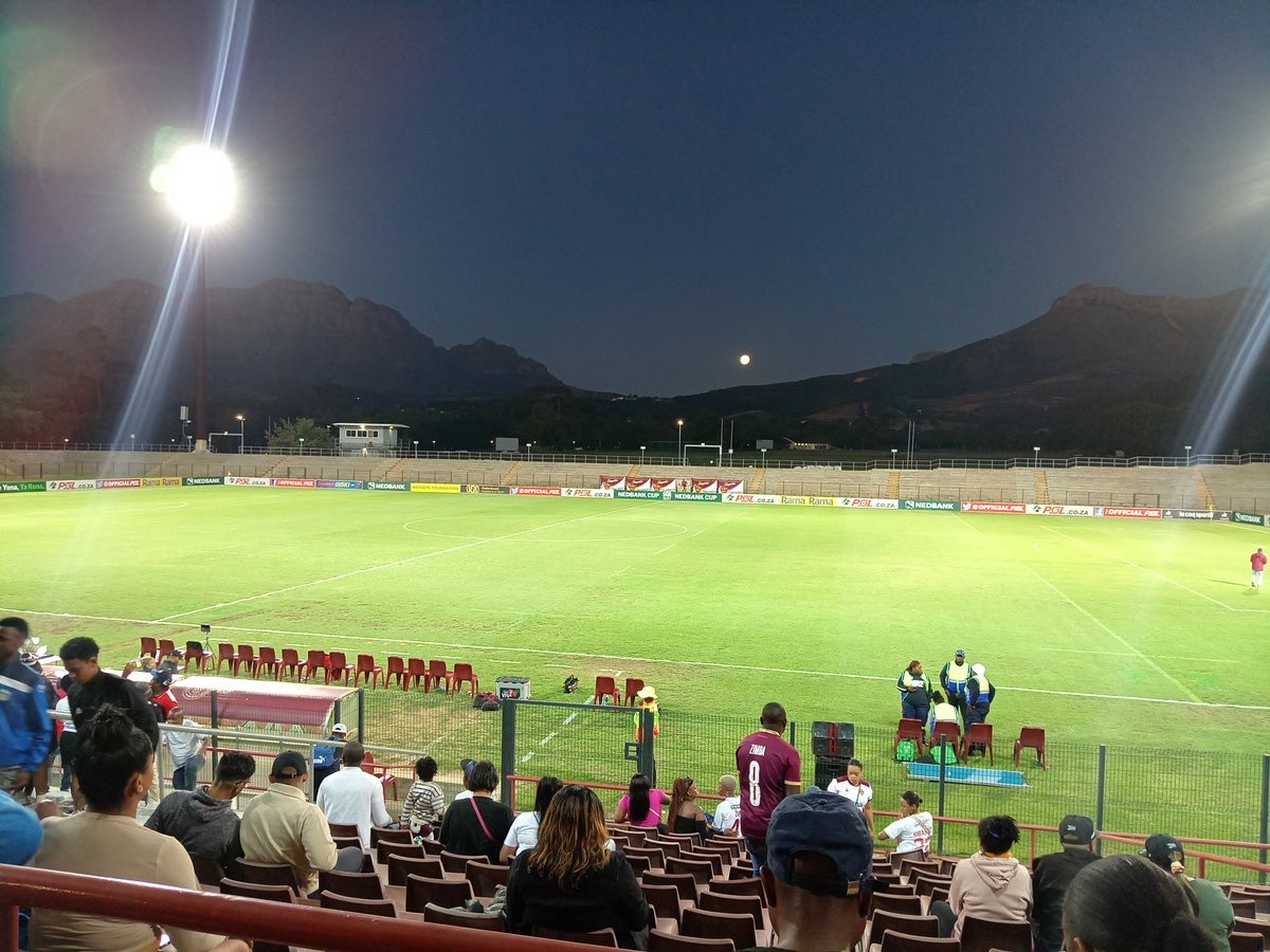 Pulled up to the  Danie Craven Stadium to catch some #NedbankCup last 32 action. <a href="/StellenboschFC/">Stellenbosch FC</a> vs Pretoria Callies. Here we go #Stellies. 📍🍇🌕