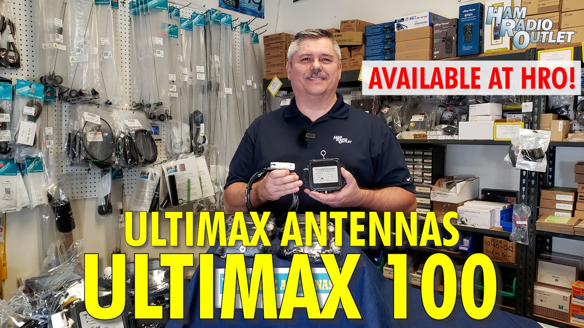 Julian Frost (N3JF) and Jeff Padgett (W5ABQ)with Ham Radio Outlet talk about the new 80 thru 6 meter, end-fed antennas from Ultimax Antennas.
Watch on YouTube: youtu.be/qvKMuLElM5Y
Product links in YouTube video description.
Ham Radio Outlet: hamradio.com