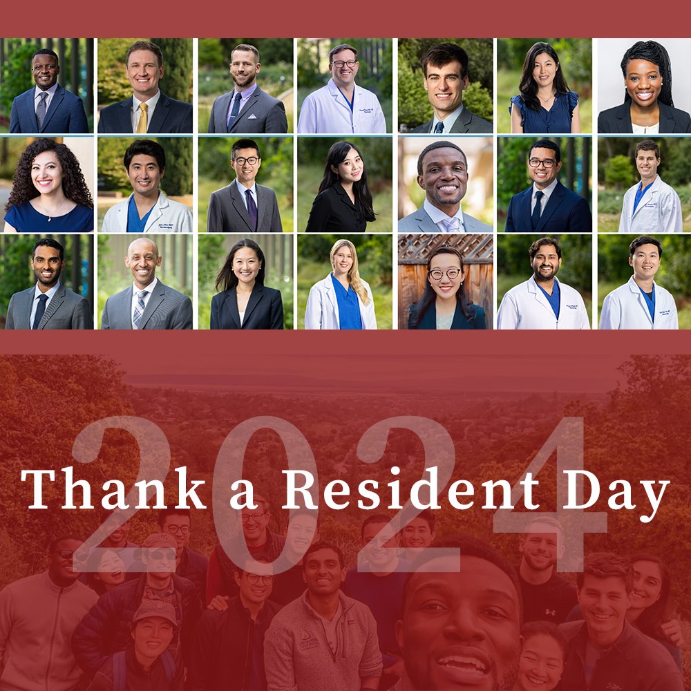 Residents are the future of our field and the backbone of our program. We are so thankful for our residents working alongside our faculty members to provide outstanding patient care daily! ❤️ #ThankAResidentDay