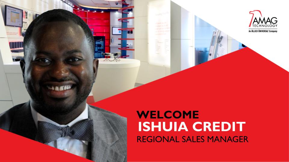 AMAGTechnology's tweet photo. AMAG Technology welcomes @Ishuia Credit as the new Central West Regional Sales Manager. https://t.co/CbmqPYHt1k
