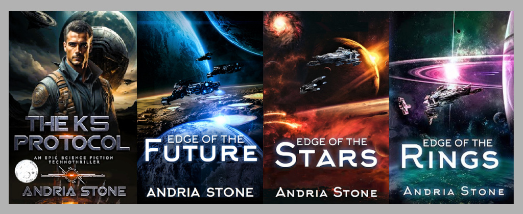 Andria Stone #author of 'The K5 Protocol' and the EDGE Trilogy 'Edge Of The Future' 'Edge Of The Stars' 'Edge Of The Rings' #scifi #thriller independentauthornetwork.com/andria-stone.h… #goodreads #sciencefiction