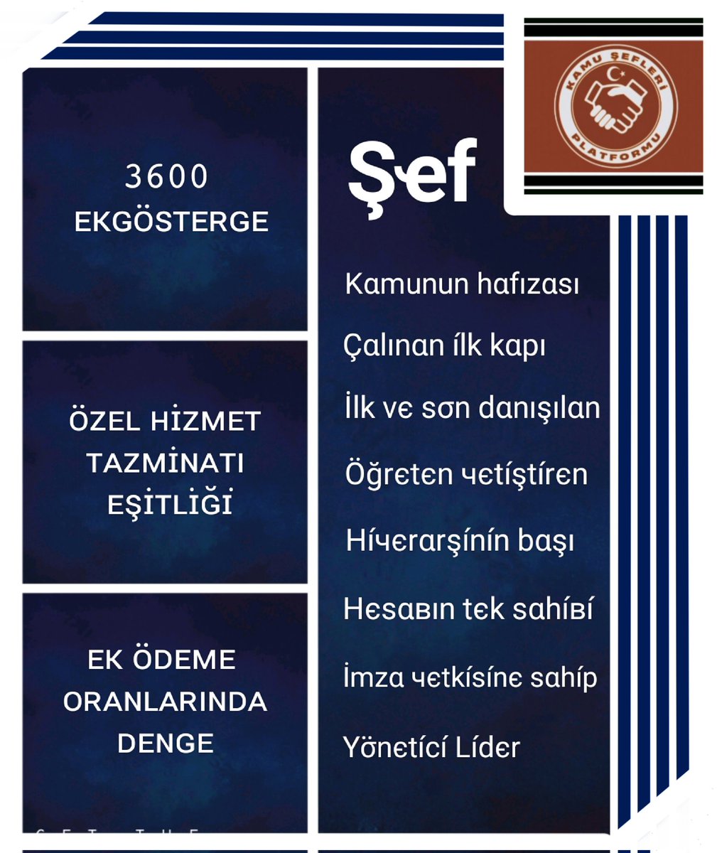 🔸3600 Ekgöstergeden
🔸Yoksun olan Biz
🔸Özel Hizmet ve Ek Ödemesi
🔸Düşük olan Biz
🔸Maaşları düşük olan Biz
🔸Sefasını süren Siz
🔸 #KamuŞefleri olarak
🔸Adalet istiyoruz
<a href="/MemurSenKonf/">Memur-Sen</a> 
<a href="/_aliyalcin_/">Ali YALÇIN</a>  
<a href="/HBTONBUL/">Hacı Bayram Tonbul 🇹🇷</a> 
<a href="/yusufyazgan37/">Yusuf YAZGAN</a> 
<a href="/huseyinozturk_1/">Hüseyin ÖZTÜRK 🇹🇷</a> 
<a href="/Leventusl/">🇹🇷Levent USLU</a> 
<a href="/sonertufanoglu/">Soner Can TUFANOGLU</a>  026