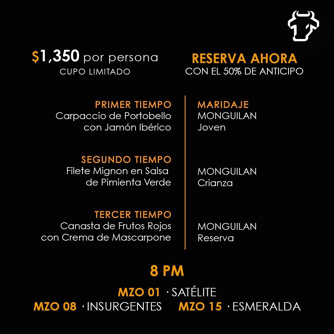 La Mansión consiente a todos los comensales con #MomentosMansión, una exclusiva celebración de vino y la excelencia culinaria ideales para festejar cualquier ocasión, estas catas están diseñadas para crear noches inolvidables.

#LaMansión #ElSaborFlambeado #CenaMaridaje