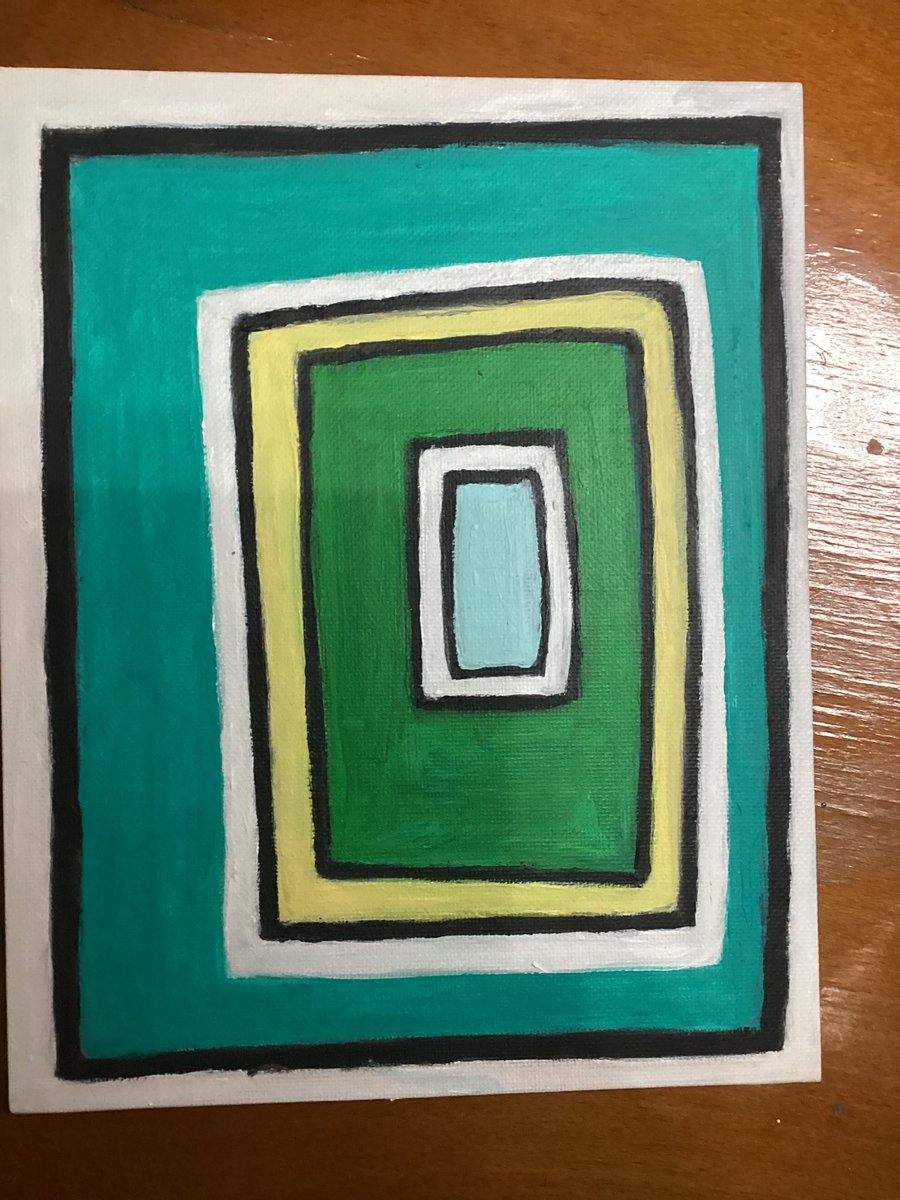 Finally finished this set! Acrylics on 12x12  canvas