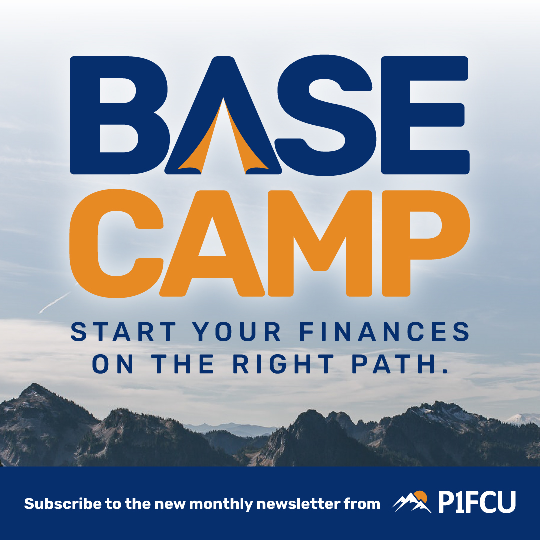 Check out Basecamp, our free email newsletter! Each month, we'll offer tips to improve your financial well-being and keep you up to date on new services, our community involvement and more. Visit bit.ly/3wtc5a1 to sign up. #financialwellness #money #financialiteracy