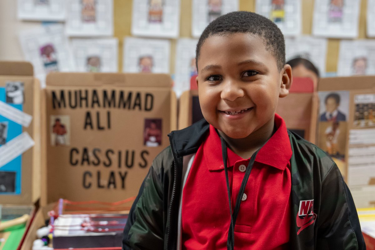 McKenzie Elementary celebrates Black History Month with a display of beautiful and insightful projects from our 1st graders. #ExcellenceHappensHere #YouBelongInMesquite