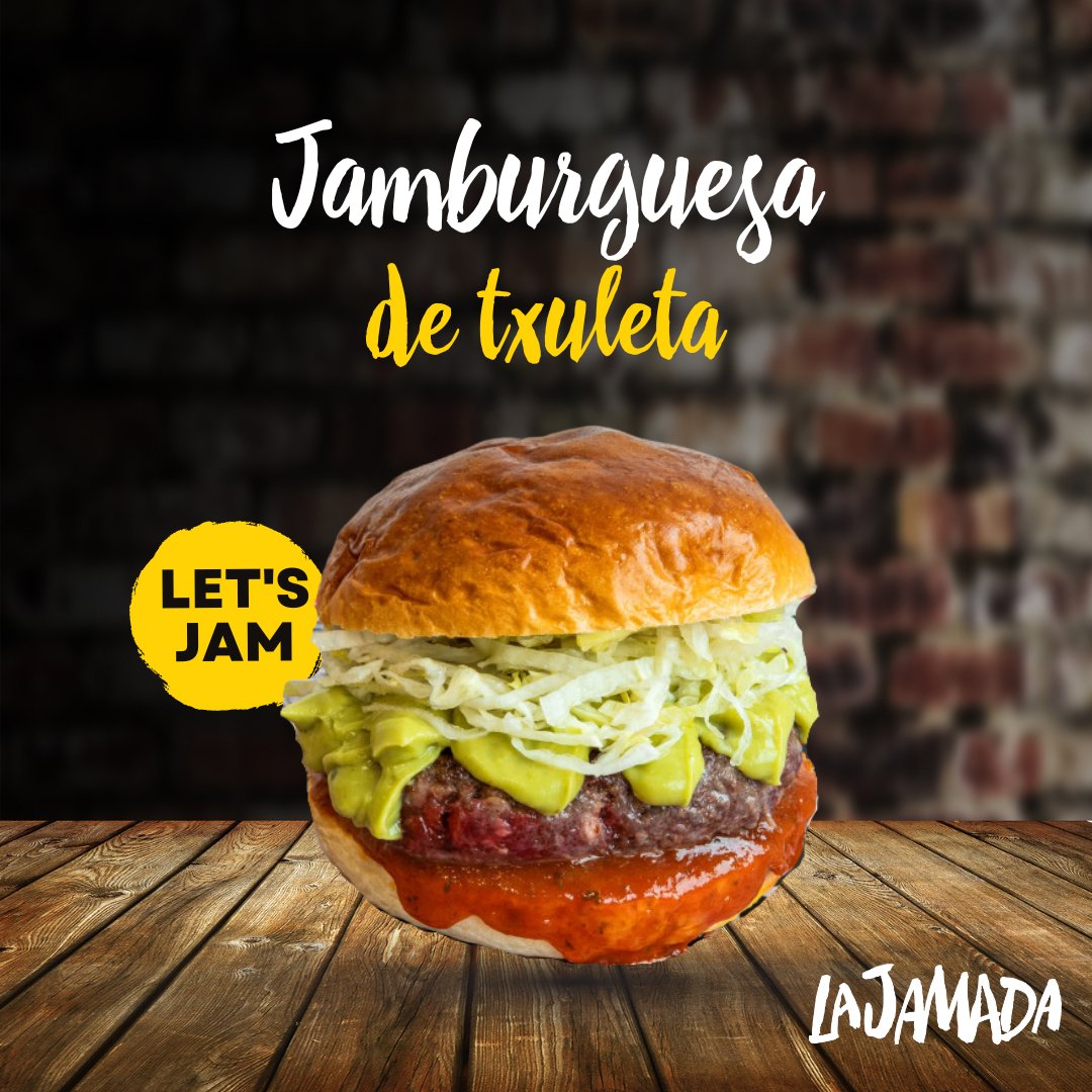 Jaaaaam! 🥩😍🍔 #letsjam #jamburguesa #txuleta #burgos #lajamada #hamburguesa #gastronomiaburgos #foodporn #AntonioArrabal #burgosenelmundo