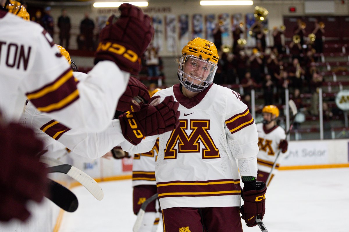 GopherWHockey's tweet photo. Next up on our senior spotlights is No. 14!

The defender from Minnetonka has tallied 20 points with 3 goals and 17 assists in 90 games in Maroon &amp; Gold. Her first career goal came in a big road win over top-ranked OSU in 2022!

Thank you and Congratulations, @nicholsonmag! 〽️ https://t.co/uu7MyaECgF