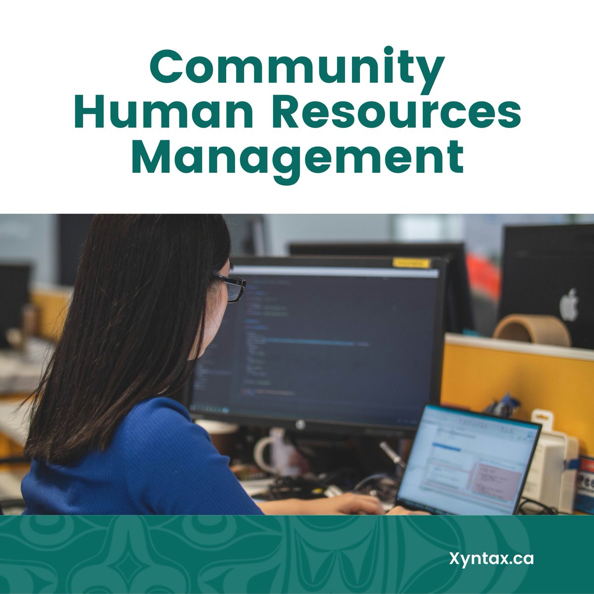 XyntaxGroup's tweet image. Unlock the power of Community Human Resources Management module for streamlined HR processes📊 It is fully integrated with all Xyntax modules; a game-changer for First Nations HR professionals.

#HRMSolution #EfficientManagement #XyntaxCHRM