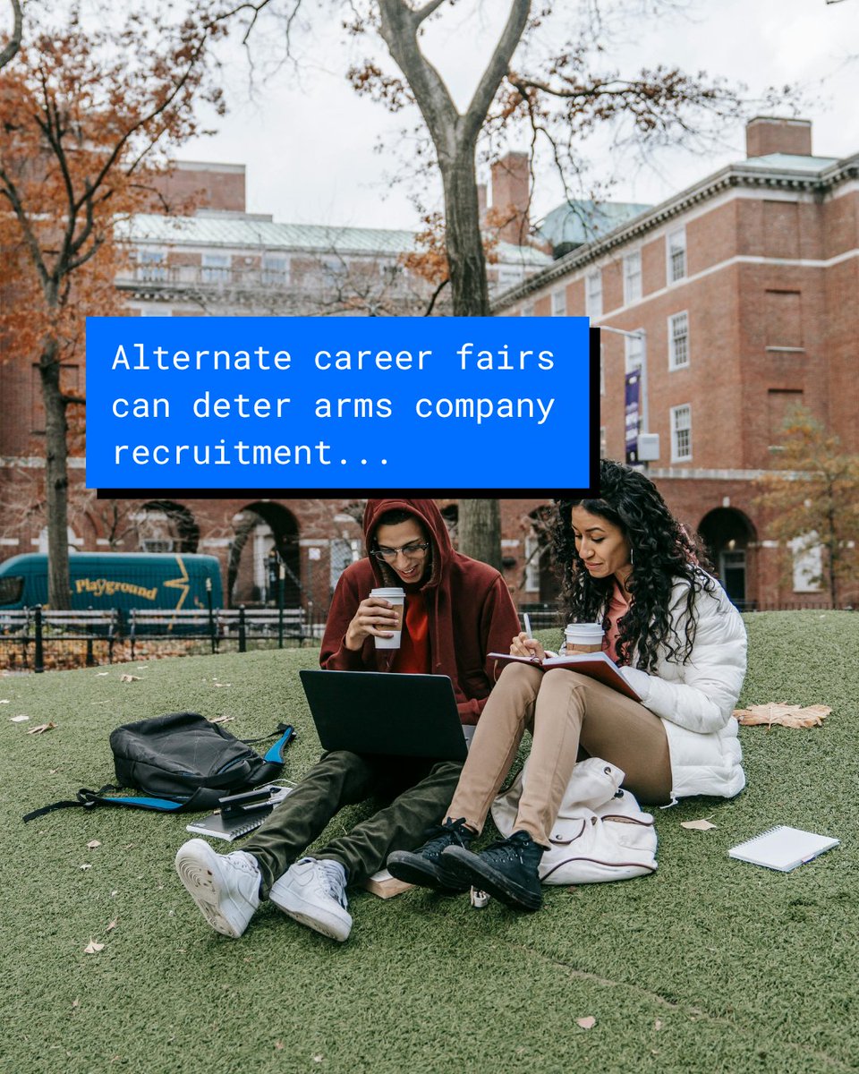dED_ucation's tweet photo. How can these findings help us to Demilitarise Education?
Actions against arms company stalls, like 'die-ins' and dismantling, are common tactics.
#ProtestTactics #Activism #EthicalRecruitment #CareerOptions #MilitaryVsCivilian https://t.co/Y6N8fFdaRR