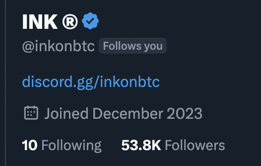 50k!!!

Still need WL  for @inkonbtc  ? 

🟠Follow <a href="/StevenComicMan/">Steven</a> <a href="/zetman_eth/">zetman.btc</a> <a href="/JoeyDodd5/">Joey Dodd</a> @inkonbtc 
🟠Like 
🟠RT
🟠comment #getINKed below