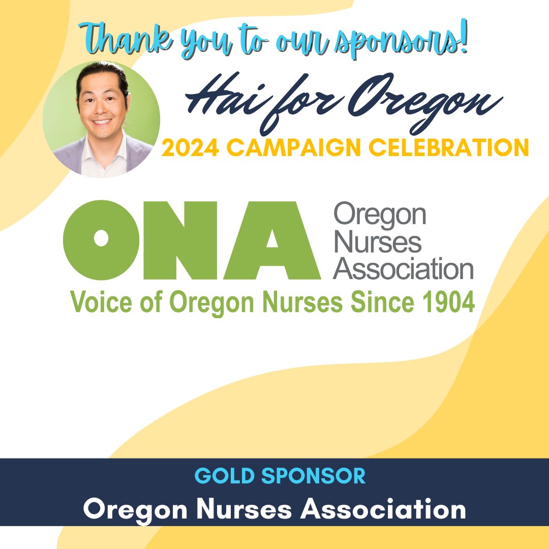 HaiforOregon's tweet photo. My gratitude to Oregon Nurses Association for their support of my Campaign Celebration! 

Interested in joining us? RSVP now at https://t.co/kImAX8RLs1! https://t.co/09nzGKC00D