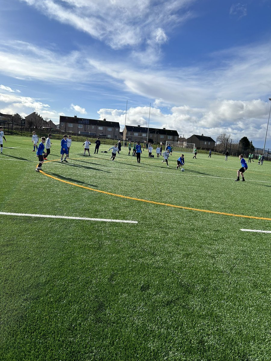 RossHighSport's tweet photo. East Lothian U14s (S1/S2) festival today @RosehillAS. Big well done to all RHS pupils involved today! Great festival once again ⚽️⚽️! https://t.co/IlkQ17TBFU