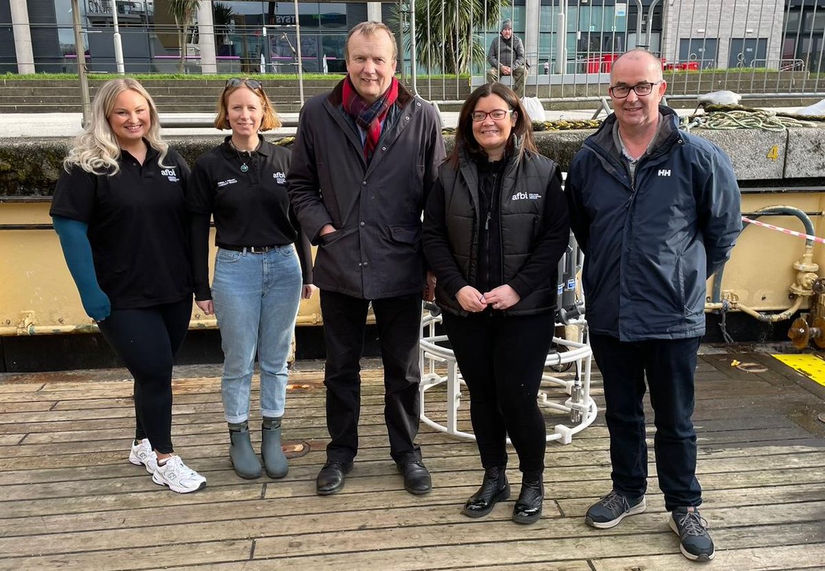 AFBI_NI's tweet photo. We had some first time sailors on board the @AFBI_NI RV Corystes today on Day 1 of the SOLD OUT tours of the AFBI ship moored beside the @SSEBelfastArena all weekend as part of the @niscifest You can keep an eye on our page for more pics throughout the weekend. 🚢📷 🦈 https://t.co/bM9jtzAj4D