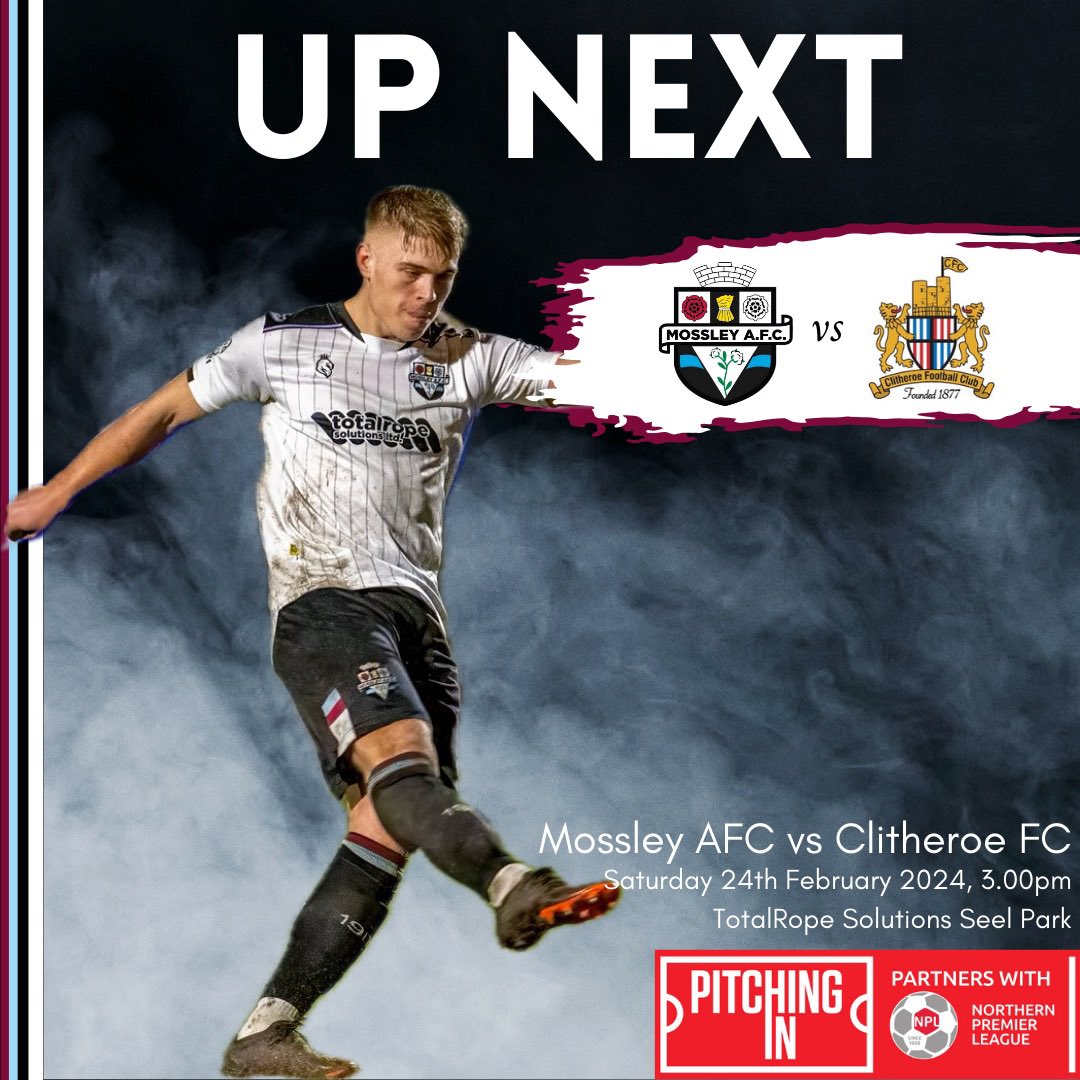 𝙏𝙤𝙢𝙤𝙧𝙧𝙤𝙬 - 𝙇𝙚𝙜𝙚𝙣𝙙’𝙨 𝙙𝙖𝙮 𝙖𝙩 𝙎𝙚𝙚𝙡 𝙋𝙖𝙧𝙠

We’re back at Seel Park tomorrow as we host <a href="/ClitheroeFC/">Clitheroe FC</a>, kick-off 3pm

We’ve some legends from our past in attendance too - come along and see your heroes from yesteryear!

#PackThePark for your Lilywhites!

⚪️⚫️