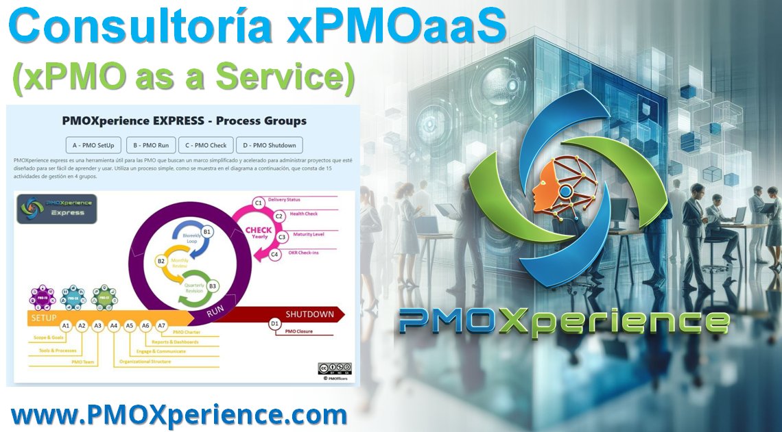PMOfficers's tweet photo. Método #PMOXperience Consultoría #PMO de forma Integral 360º para apoyar a toda #Organización en cómo #Evolucionar, #Pivotar y en #MejoraContinua para sus propios #Clientes.
Descarga Brochure https://t.co/H8PCWzTRG8 o cierra una sesión de 30 mins https://t.co/qpDrR8lnpT https://t.co/PKLeTBY5Yc
